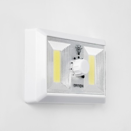 Light Light "Master K", 220 LM, COB, 4 AAA, Magnet, adhesive base, 11.2 x 7.5 x 3 cm-4
