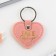 Kezzle keychain to the leatherette "Together" forever ", 8.5 x 6 cm