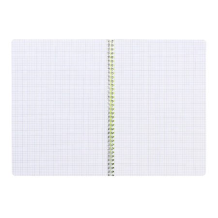 Notebook on the crest A4 60 sheets in the Calligrata cage is green, plastic cover, offset block-1