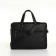 Male bag, guran tomp, artificial leather, black color