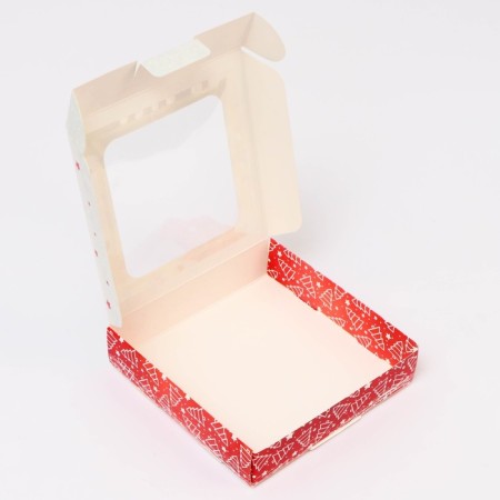 Gift box team with the window "Beautiful mood", 13 x 13 x 3 cm-4
