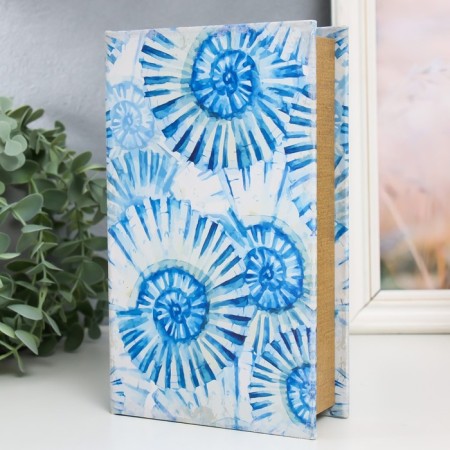 Safe-Kniga tree to the leatherette "Blue shells" 21x13x5 cm-1