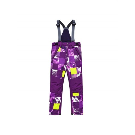 Ski costume for a girl, height 134 cm, purple color-4