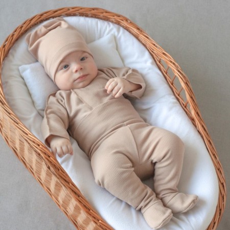 Распашонка детская KinDerLitto «Капучино», рост 62-68 см, 2 шт-3
