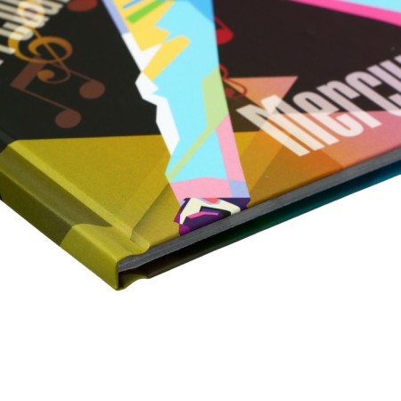 Diary for a music school, "Music. An idol", a solid cover 7BC, matte lamination, selective varnish, 48 sheets-2