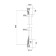 IDDIS shower hose, PVC reinforced., 0.6 m