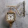Watching double -sided watches, on the suspension "street lantern", a smooth move, 40 x 31 cm
