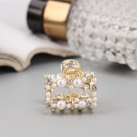 Hair crab "Samantha Galant" straight, 3 cm, gold-2