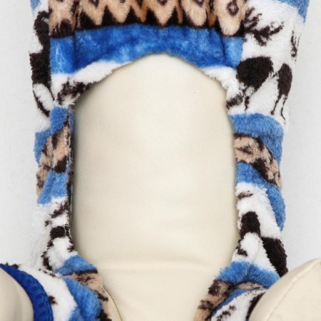 Kombinson "Deer" with a hood, size S (DS 25 cm, OG 35 cm, Osh 25 cm), Blue-5