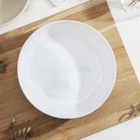 A set of baking luminarc diwali baking, 3 pcs: 1.3 l, 2 l, 2.8 l, glass ceramic, white color-3