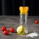Mill for spices, plastic mechanism, 115 ml (45-80 gr), yellow color