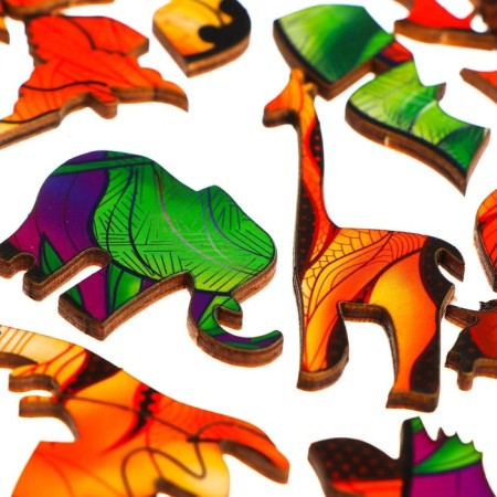 Wooden puzzle "Bengal Tiger" + calendar-7