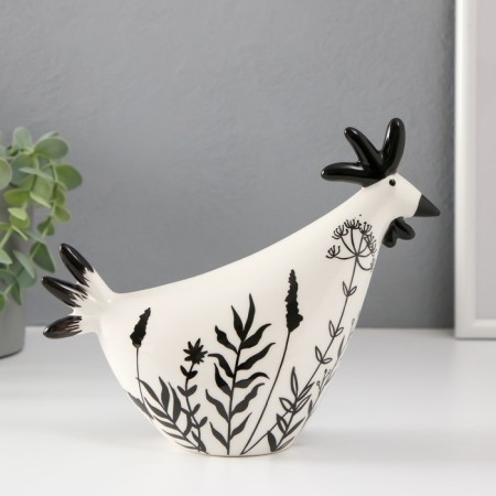Souvenir Ceramics "Kurochka. Different Trade" Belo-CHIR 19.6x7.4x16 cm-2