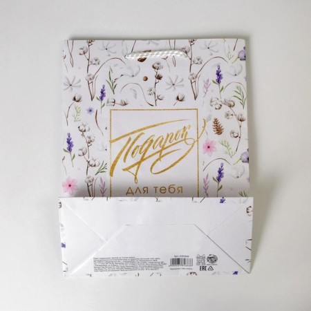 Gift package laminated, packaging, Gift for You, MS 18 x 23 x 8 cm-3