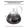 Hot teapot Olivetti Vetro GTK089, heat -resistant glass, 800 ml