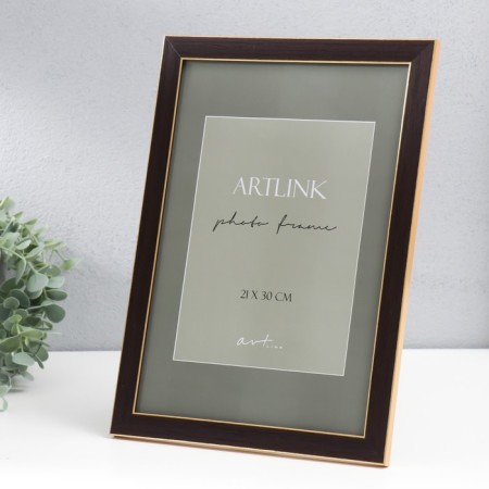 Photo frame Plastic "Adele" 21x30 cm, brown-1