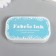 Stamping pillow for textiles, wood, paper "pale blue" 5.3x9.5 cm