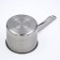 Bucket, 650 ml, d = 12 cm, stainless steel, with a measured scale, metal handle