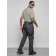 Semi-combinezone ski insulated male winter, size 50, dark gray color