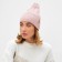 Women's hat Minaku "Truffel" color Powder, size 54-56
