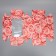 Box for cupcakes, confectionery packaging double -sided, 6 rose cells, 25 x 17 x 10 cm