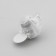 LED for a ball, round, white color, plastic