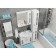 Mirror ONIKA cabinet Crystal 67.02, right, with backlight