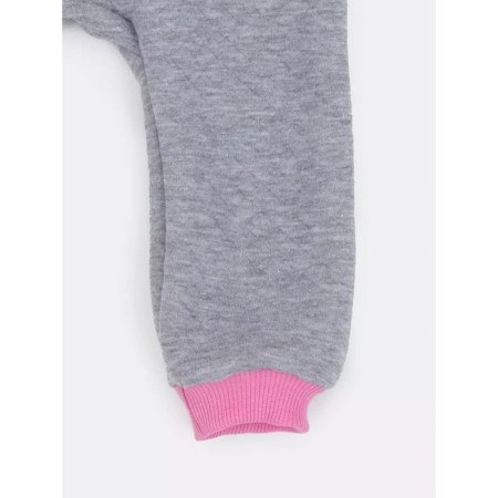 Combineson children's insulated tops "Capitane", height 62 cm, gray/pink color-10