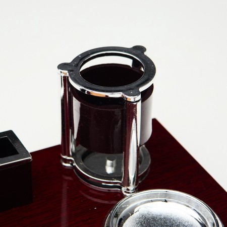 Table 5B1 set with business card holder, red tree-5