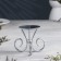 Summary "Vesel N" metal per candle, 9.5x7.6 cm, chrome