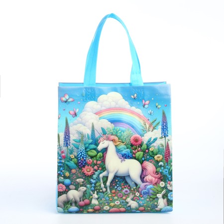 Bag Tod Unicorn, 23*12*25, Department without lightning, Blue-1
