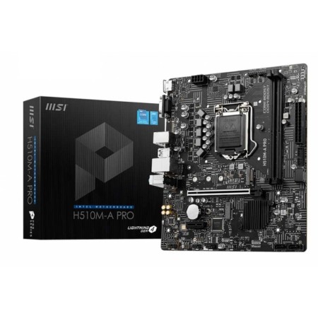 MSI H510M-A PRO SOC-1200 Intel H510 2XDDR4 MATX, GBLAN+VGA+HDMI-4