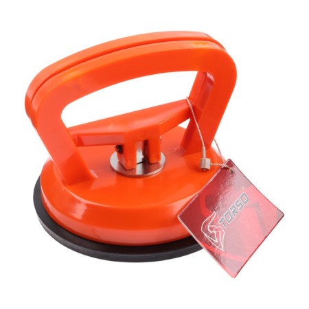 Vacuum suction cup for gluing glasses in the car, D 12 cm, orange-4
