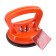 Vacuum suction cup for gluing glasses in the car, D 12 cm, orange