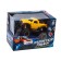Radio -controlled jeep "pickup", works from batteries, yellow color