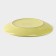 Board ceramic dessert shade "pastel", d = 19 cm, yellow color