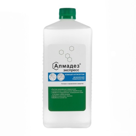 Antiseptic "Almadez-Express", Skin, Disinfection of surfaces, 1l