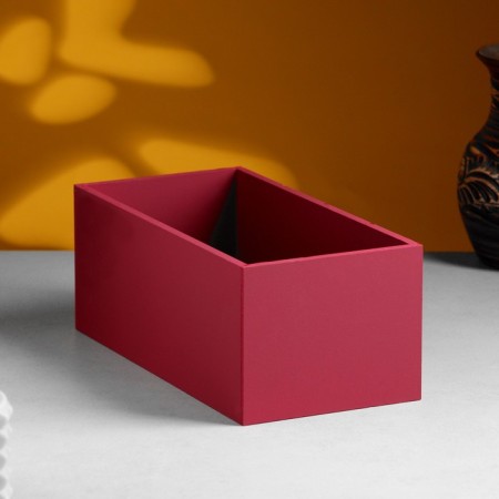 Wooden Kashpo "Hellas Big, Pack", 25 × 12.5 × 10 cm burgundy-1