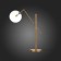 ST LUCE bedside lamp. SL1205.304.01. Sandro. 1x5 watts, G9, 4000k, 20.5x40x75 cm, brass color