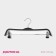 Shoulders - hanger with clamps for skirts and trousers, size 40-44, black color