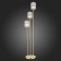 The floor lamp ST LUCE. SL1154.325.03. Gran. 3x60 watts, E27, 33x33x160 cm, brass color