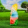 Garden figure "Dwarf with carrots" 36cm