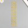 Stick plastic rhinestones "Rose" 30.5x7 cm