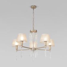 Suspended lamp Eurosvet charuel 60148/5, E14, 5x40W, 770x770 mm, color gold