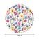 Tablecloth on the table "colors of flowers", round, Saten, d = 150 cm