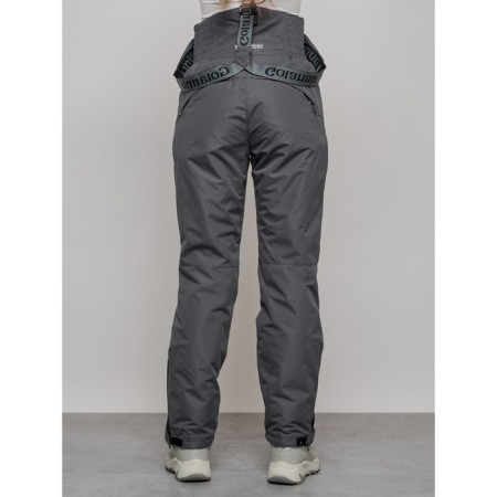 Semicunners of women's winter, size 44, dark gray color-11