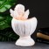 Figure pot "Angel in a vase" Beige, 1.2 l / 20x35x23cm
