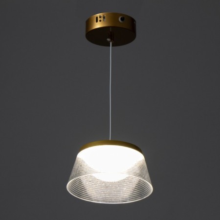 Bayerlux lamp "Dzeta" LED 24W 3000-6000K gold 18.5x18.5x9 cm-3