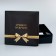 The box is folding, the lid is, “to the best man”, 20 x 20 x 6 cm without a window