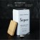 Bank for bulk products (sugar) "Saines", 18 × 10 cm, white color
